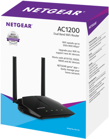 Product View Press Enter To Zoom In And Out - Netgear R6120 100nas Ac1200 Dual Band Wi Fi Router (960x720), Png Download