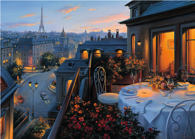 Paris Balcony (640x640), Png Download