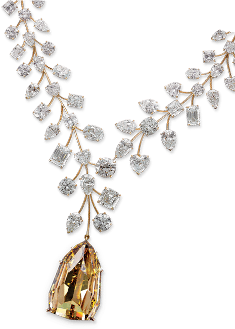 World's Most Valuable Diamond Necklace - Most Expensive Necklace Transparent (474x650), Png Download