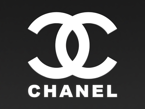 Chanel Logo On Tumblr - Simbolo Di Coco Chanel (500x375), Png Download