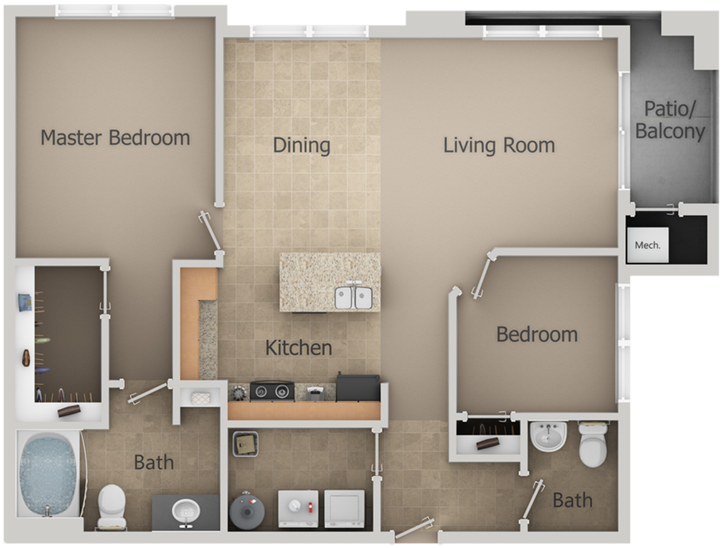 Additional Floor Plans Allfloor Plansx - San Moritz Apartments (1280x960), Png Download