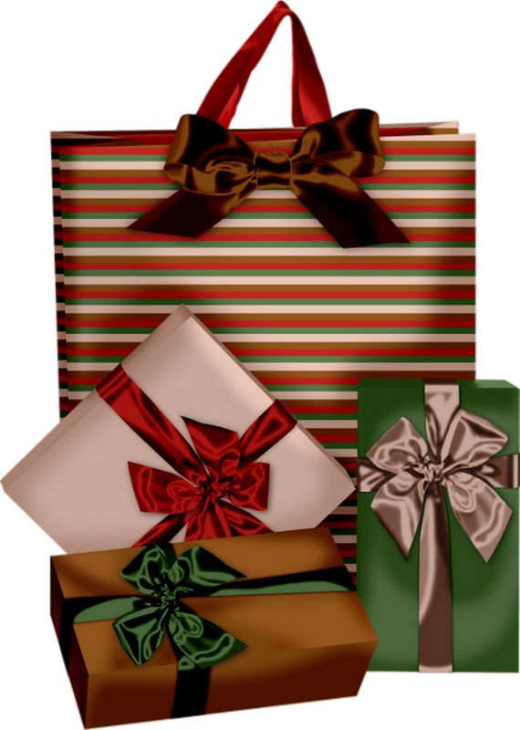Cadeaux De Noël Png - Gift (570x800), Png Download