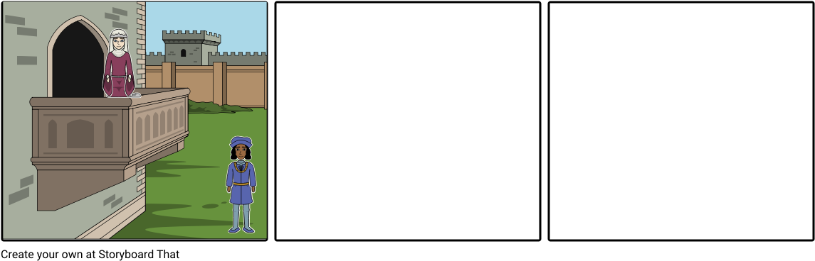 Romeo And Juliet Balcony - Cartoon (1164x385), Png Download