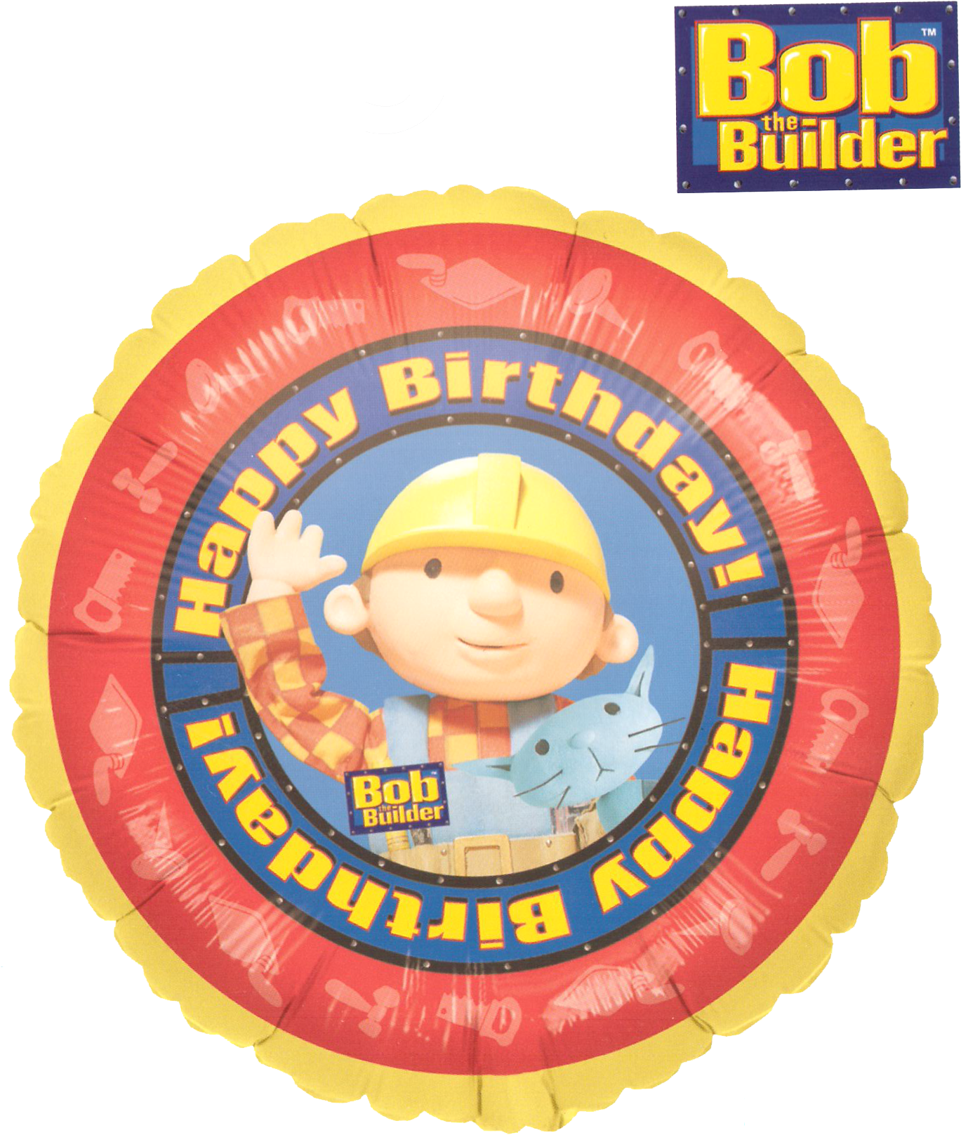 Bob The Builder Balloon - Bob The Builder (1488x1615), Png Download