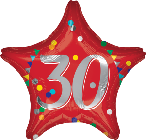 18 - Dad You're A Star Balloon Bouquet (300x400), Png Download