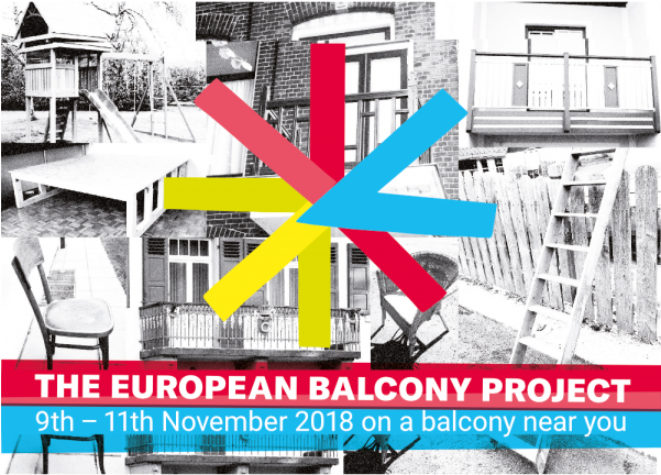 Postcard, European Balcony Project - Graphic Design (600x601), Png Download
