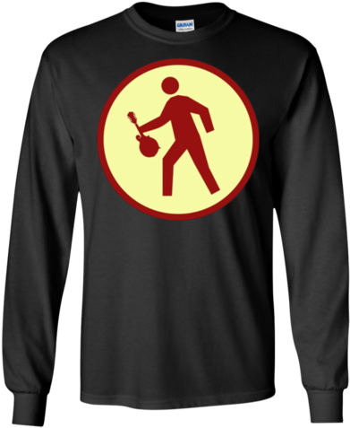 Bluegrass Mandolin Player Crossing T-shirt / Tshirt - Shirt (480x480), Png Download