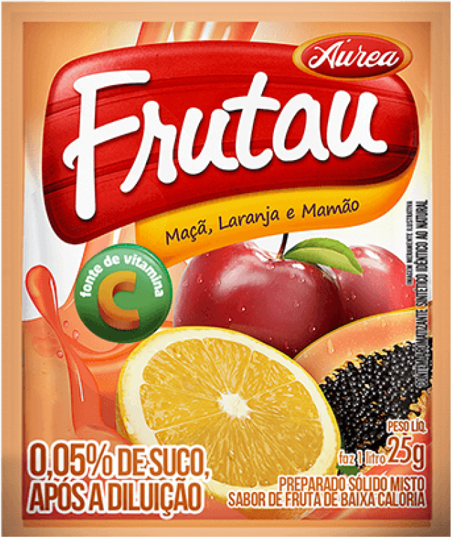Refresco Misto De Frutas - Aurea Alimentos (1000x1000), Png Download