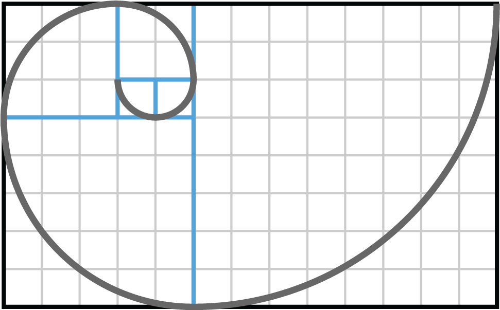 This Shape Is Called The Fibonacci Spiral And Approximates - Circle (1700x602), Png Download