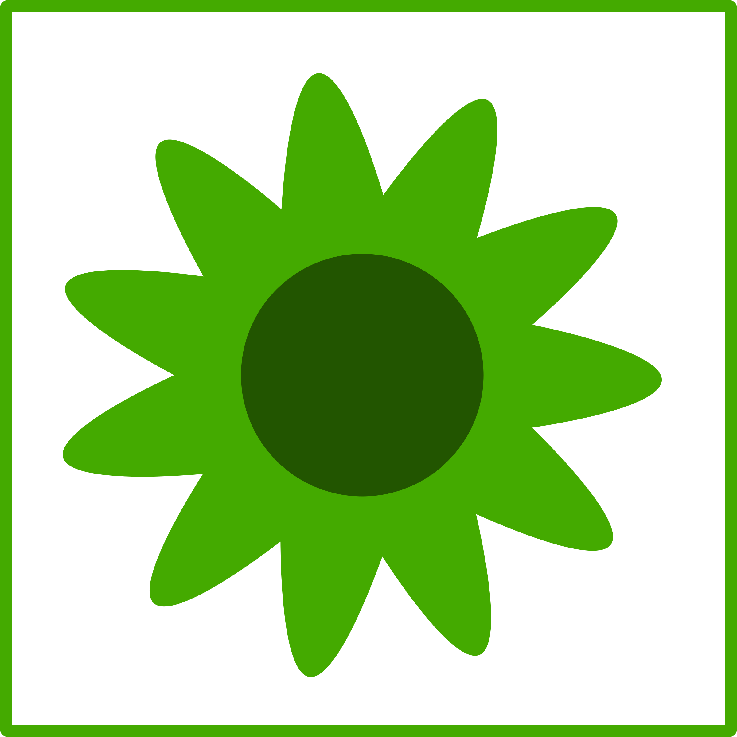 Eco Flower Icon Big Image Png - Green Sun Clipart (2400x2400), Png Download