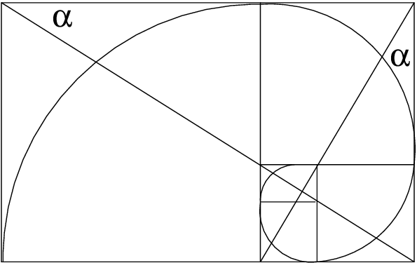 The Golden Logarithmic Spiral - Circle (595x375), Png Download