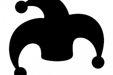 Pin Jesters Hat Clipart - Silhouette (450x300), Png Download