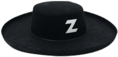 Zorro Hat - Cowboy Hat (400x400), Png Download
