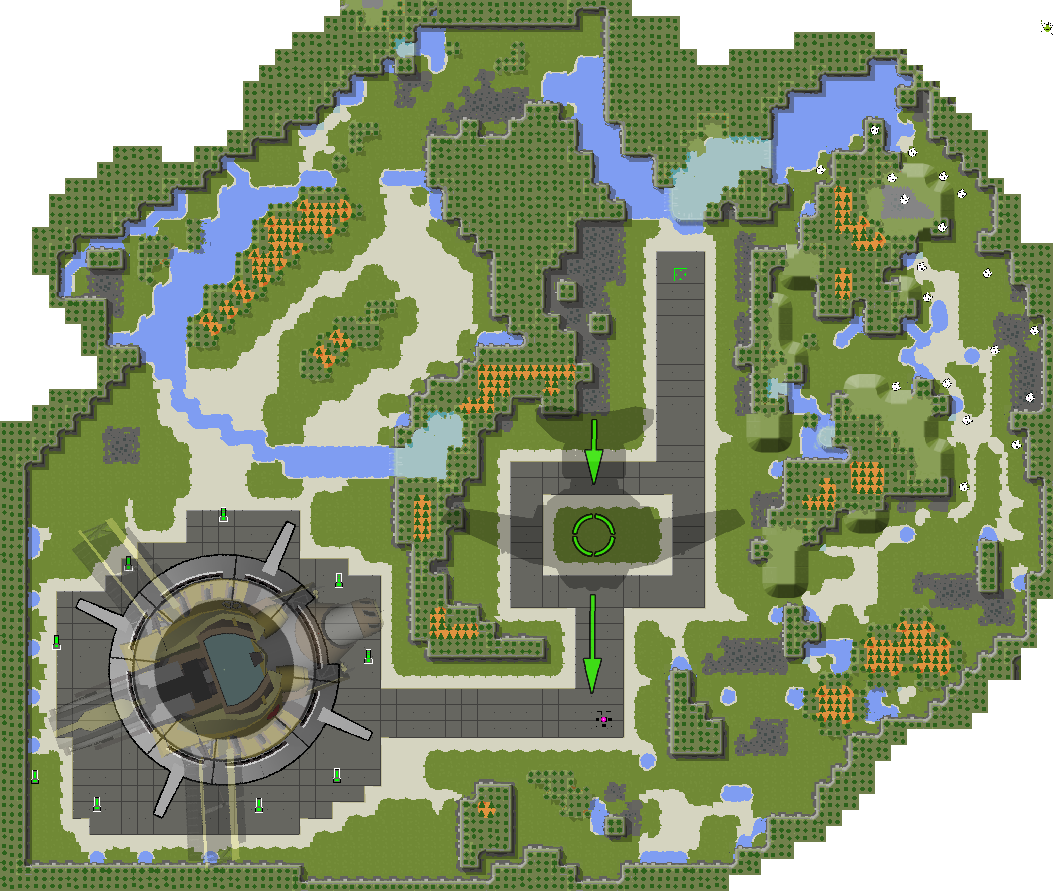 Map Ozone Tiled - Thumbnail (2080x1760), Png Download