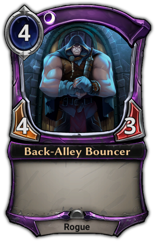 Back-alley Bouncer - Eternal Card Game Oni (529x801), Png Download