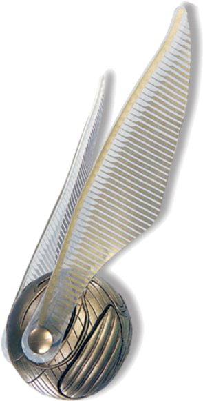 Harry Potter Golden Snitch - Rubies Harry Potter Golden Snitch Costume Accessory (366x580), Png Download