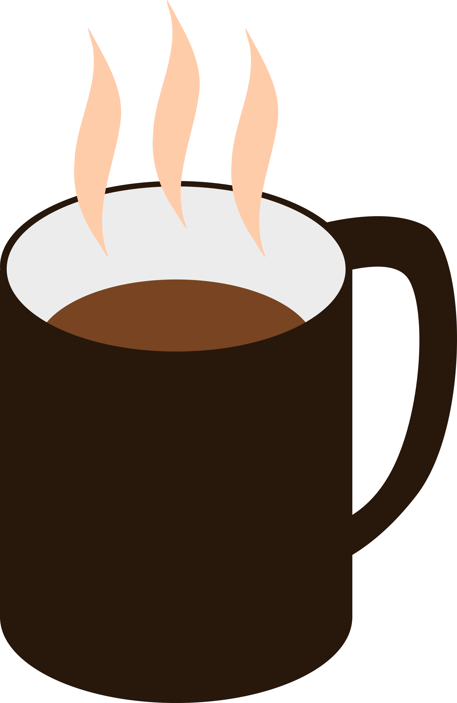 Mug Clipart - Coffee Mug Clipart (1560x2400), Png Download