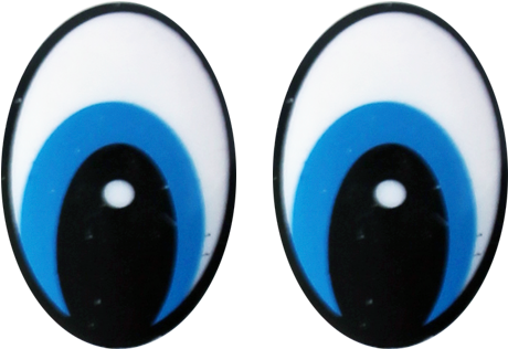Ojos Muñequeria 29*19 Mm - Circle (650x350), Png Download