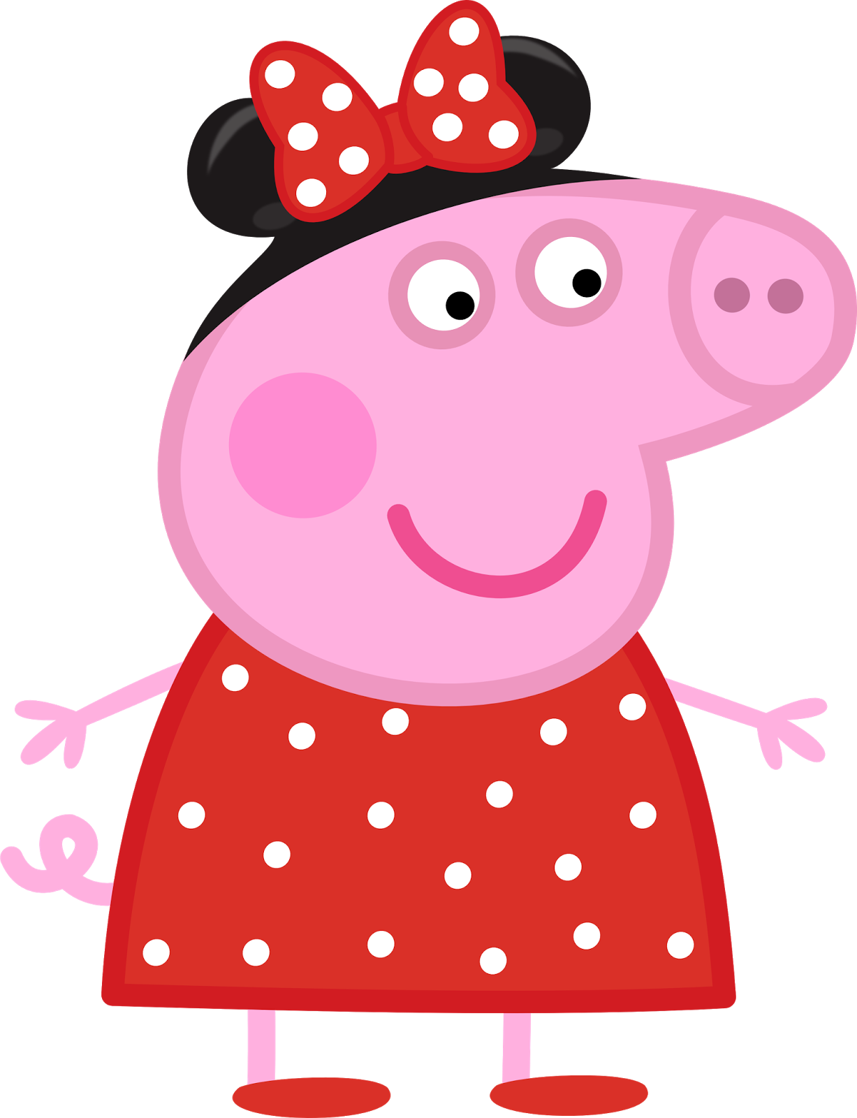 Peppa Pig Minnie (1227x1600), Png Download