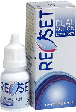 Reset Eye Drops - Reset Dual Action Lens / Eye Drops 10ml (410x410), Png Download