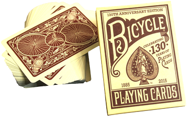 Celebrating 130 Years Of Playing Cards - Bicycle Cards Bicycle 130th Anniversary Blue Deck (400x400), Png Download