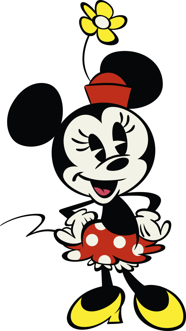 Along With The Rest Of The Gang, Minnie Returns In - Disney Mickey Mouse Shorts Minnie (612x1086), Png Download
