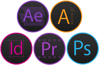 Adobe Cc Icons Png - Adobe Photoshop Icon Png (404x316), Png Download