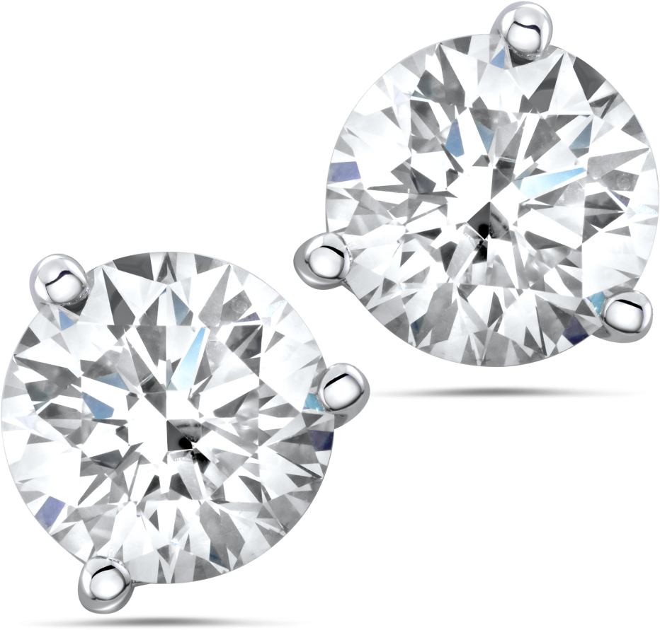 Diamond Earrings Studs Png (1024x1024), Png Download
