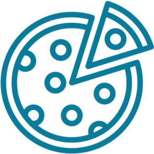 Icon-pizza - Portable Network Graphics (1000x333), Png Download