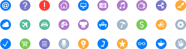 Use Icons To Quickly Identify Different Categories - Task Status Status Icon (800x240), Png Download