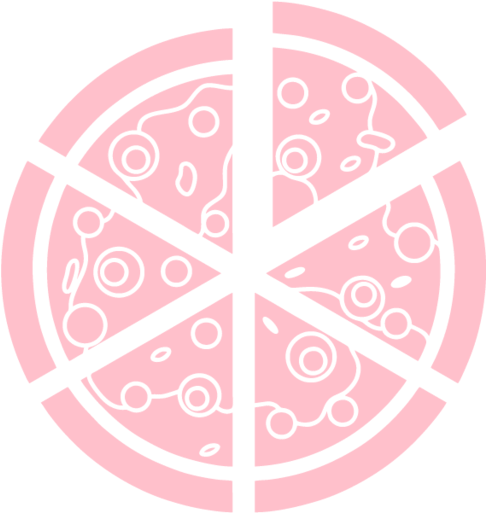 Black Pizza Icon - Vector Graphics (750x750), Png Download