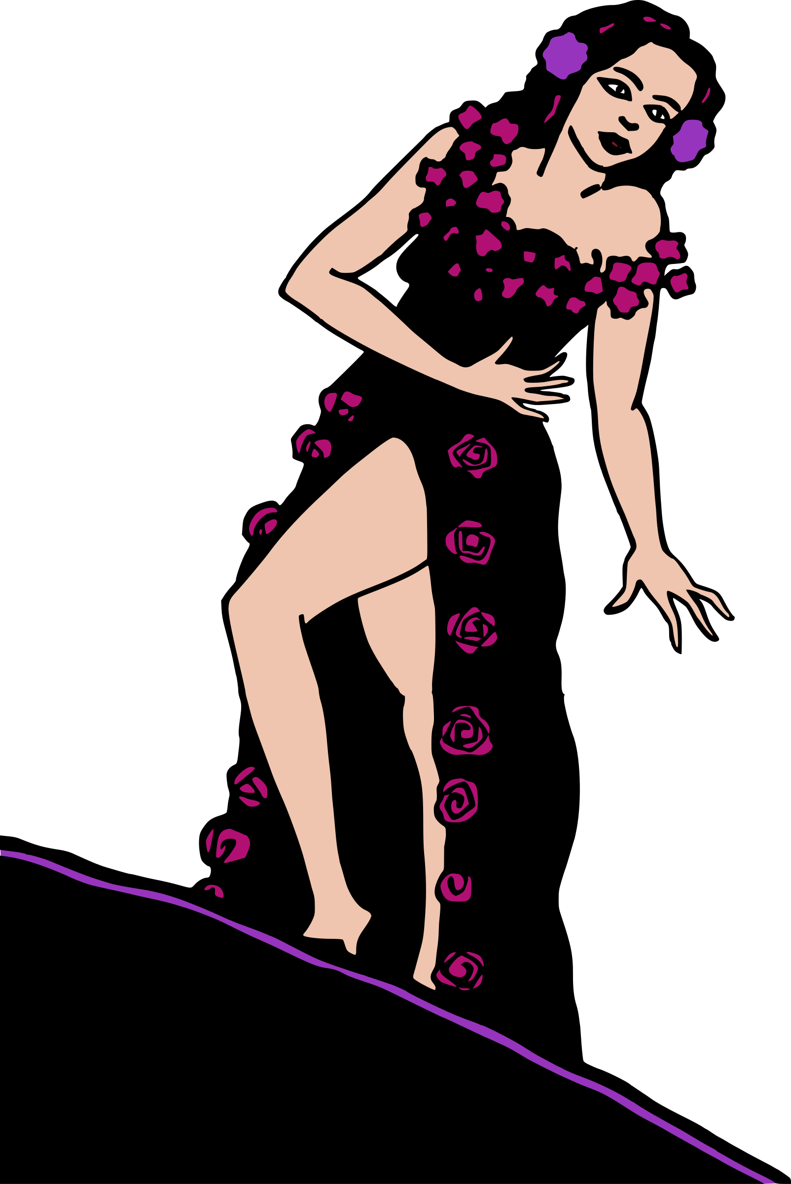This Free Icons Png Design Of Sexy Dance Lady (1604x2400), Png Download