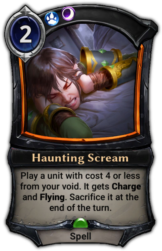 Haunting Scream - Eilyn Eternal (529x801), Png Download