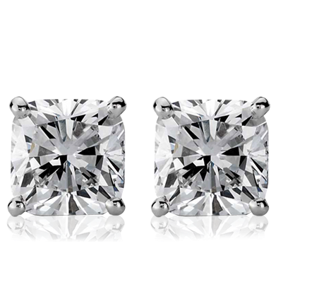 Diamond Earrings - Groupon Goods 4.00 Cttw Swarovski Elements Crystal (600x500), Png Download