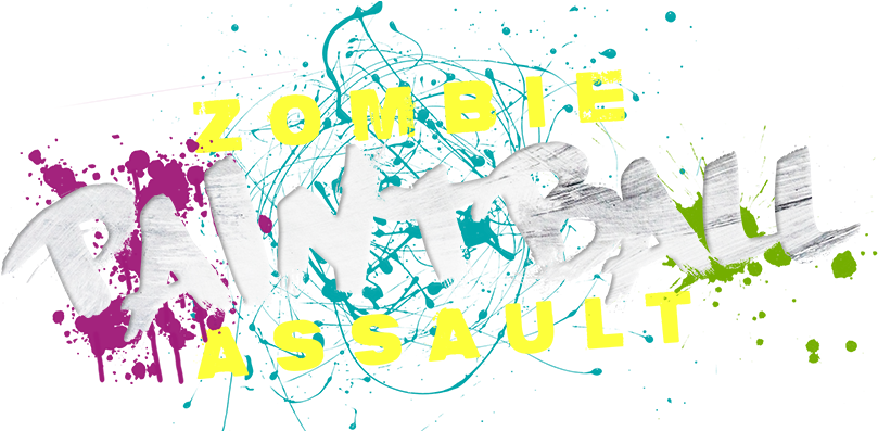 Zombie Paintball Assault Title Layer - Illustration (815x415), Png Download