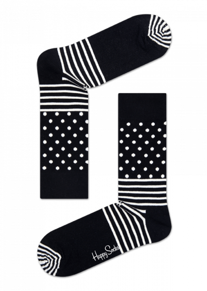 Happy Socks Black And White (427x600), Png Download