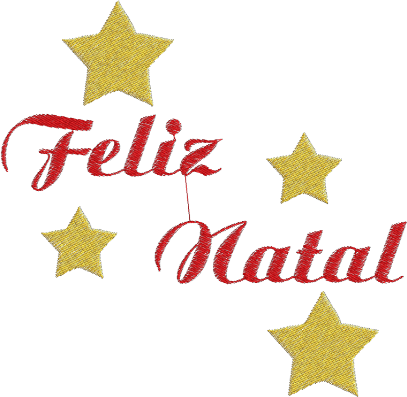 Matriz De Bordado Feliz Natal - Illustration (800x800), Png Download