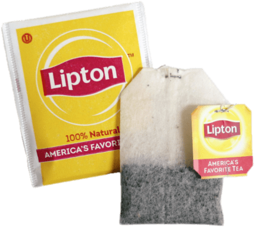 Tea Bags - Lipton Tea Bag Png (566x551), Png Download