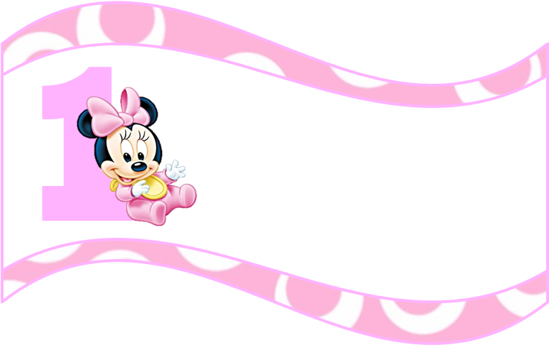 Kit De Minnie En Su Primer Cumpleaños Para Imprimir - Birthday (950x659), Png Download