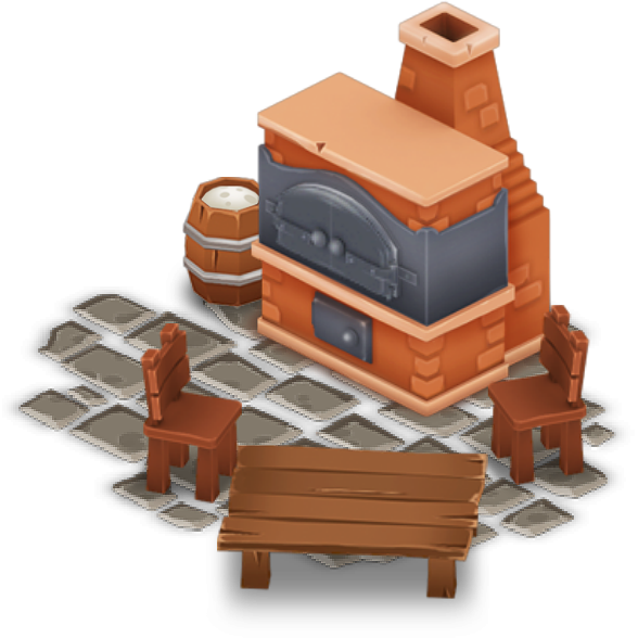 Pie Oven - Hay Day Kuchenofen (588x588), Png Download