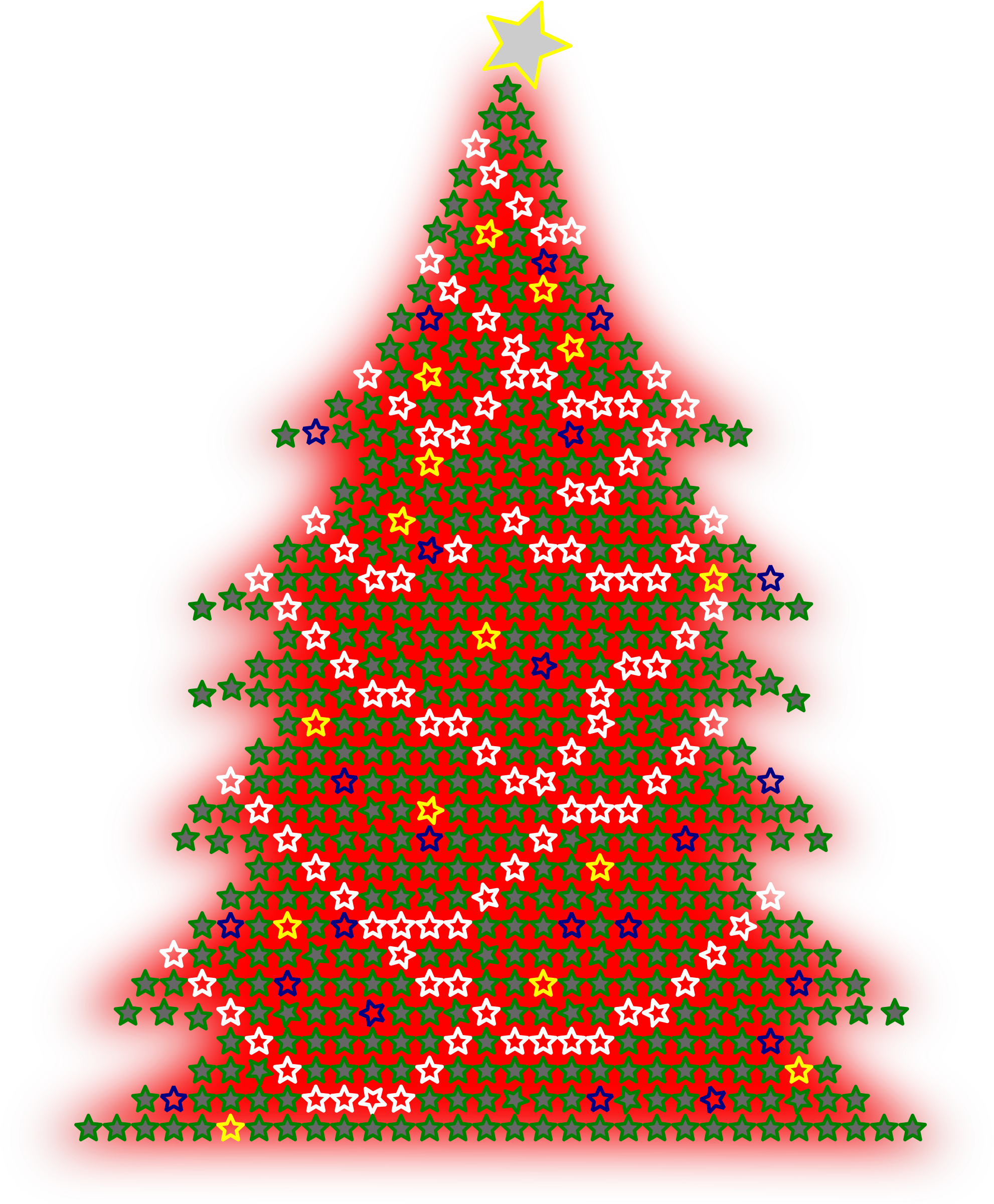 Big Image - Red Christmas Tree Png (2028x2400), Png Download