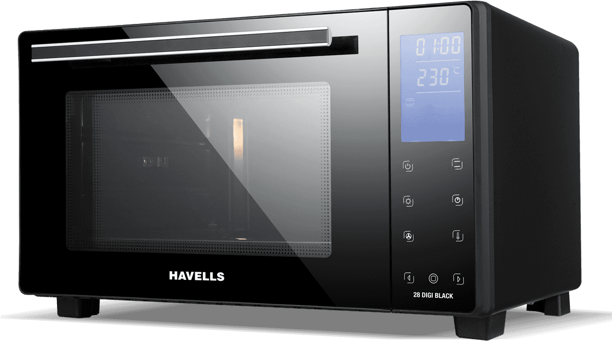 Otg 28 L Digi Black 1500 W - Oven (1200x1140), Png Download