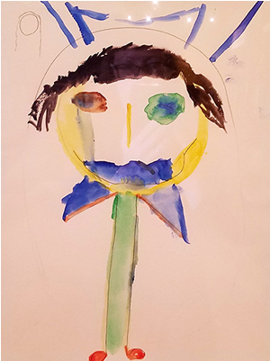 Thumb - Child Art (400x400), Png Download