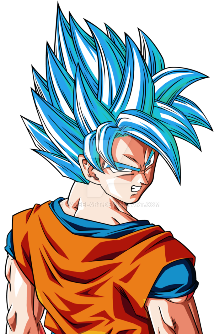 Goku Super Saiyan Hair Png - Son Goku Super Saiyan God Super Saiyan (729x1097), Png Download