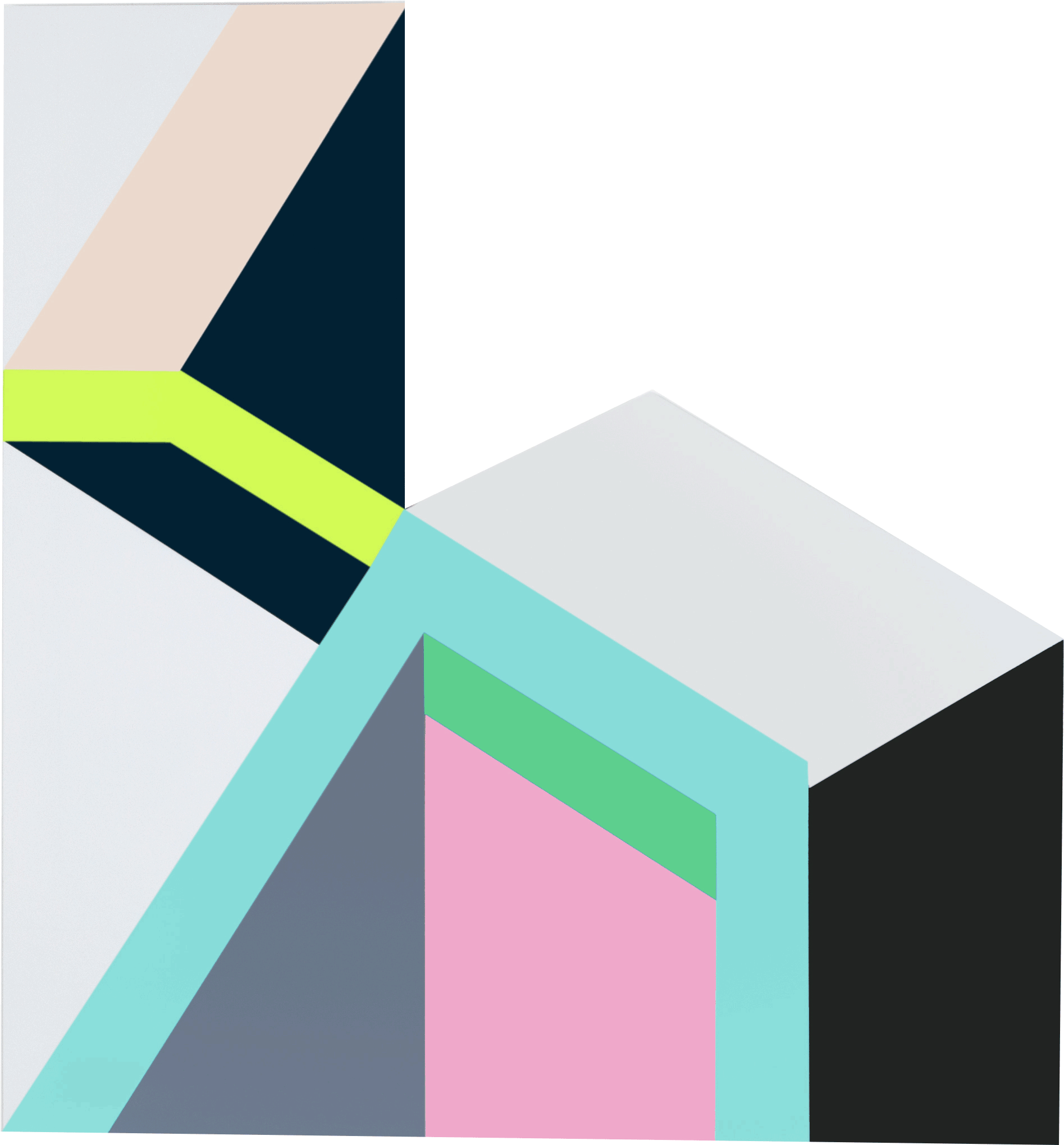 "polygon In Space - Drawing (2980x2980), Png Download