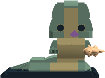 Bz Jabba 2 - Jabba The Hutt Brickheadz (690x354), Png Download