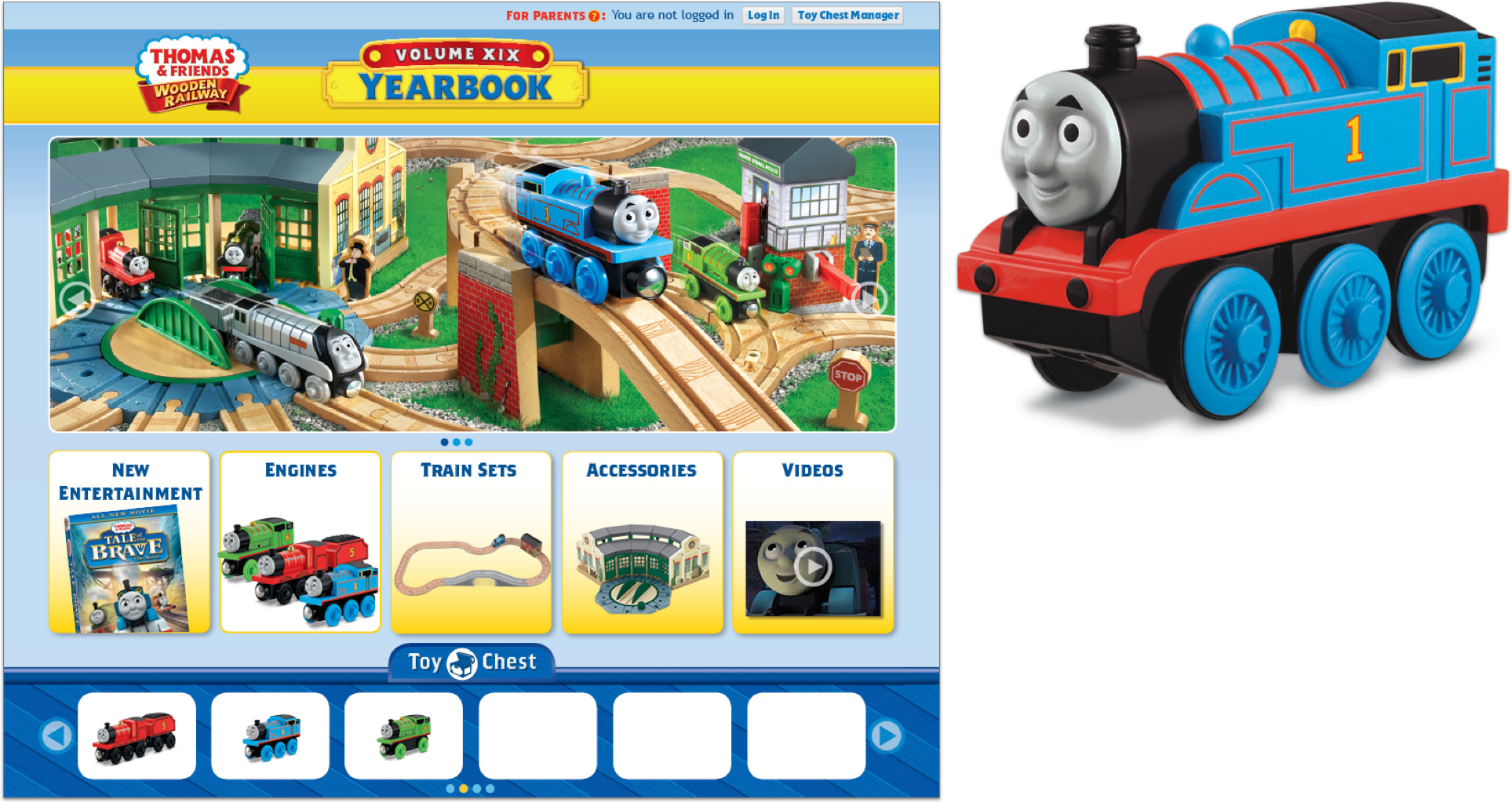 Portfolio Twr-yearbook Landing - Fisher-price Thomas & Friends Thomas Engine, Battery-operated (1927x1023), Png Download
