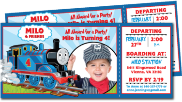 Thomas The Train Birthday Invitations - Thomas And Friends E-z Fill Mini Anagram Balloons (375x375), Png Download