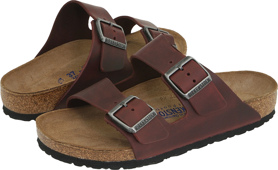 Leather Sandal Men's - Leather Sandals Png (942x576), Png Download