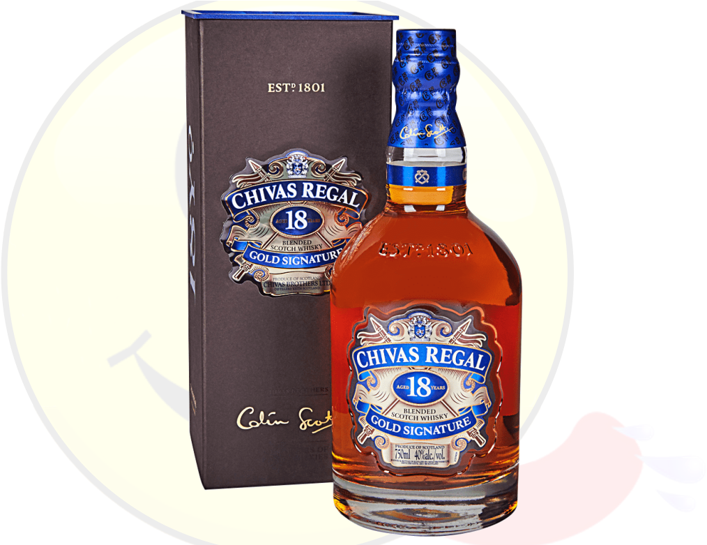 Chivas Regal Gold Signature 18 Year Scotch Whiskey (1040x780), Png Download